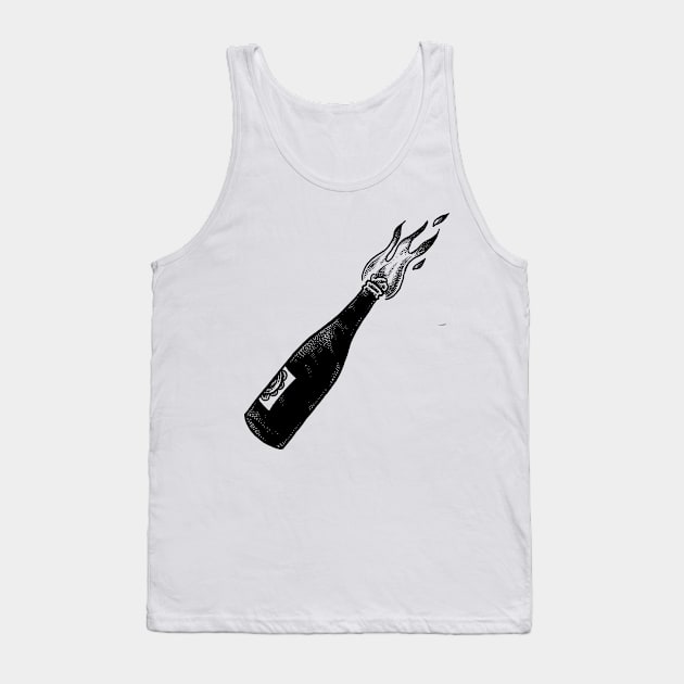 Molotov cocktail Tank Top by sebrodbrick